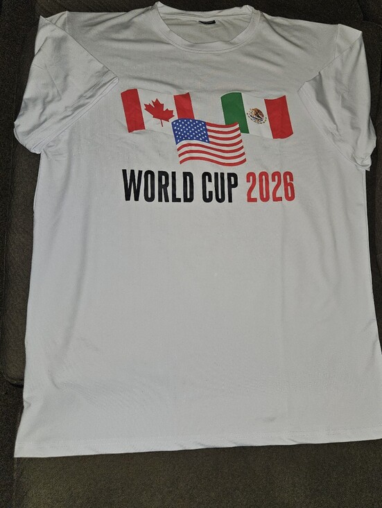 Other - World Cup 2026 Graphic Tee - White with Flags